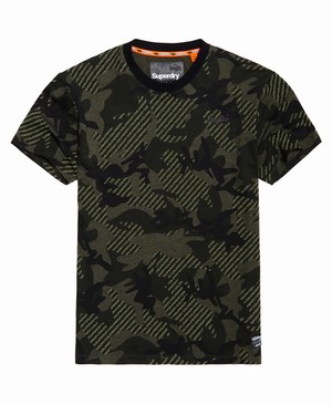 Superdry Orange Label Urban Printed Box Férfi Pólók Khaki/Camo | EAIOG1986